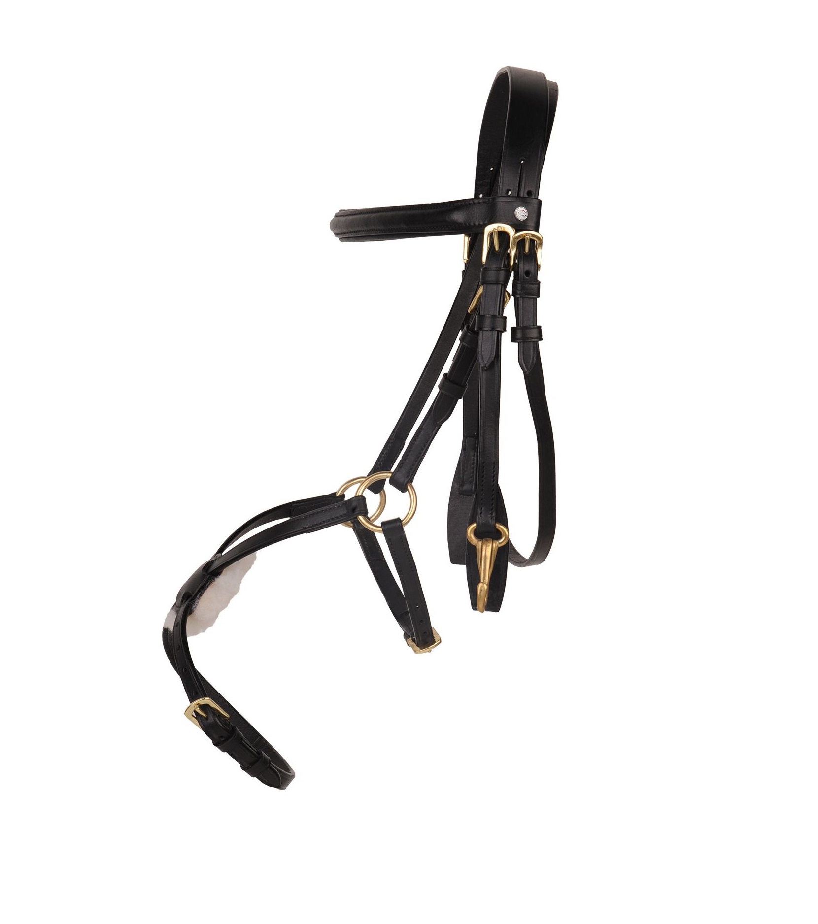 Bridle -Mexican Style-with padded grackle noseband - Horsetack Cyprus