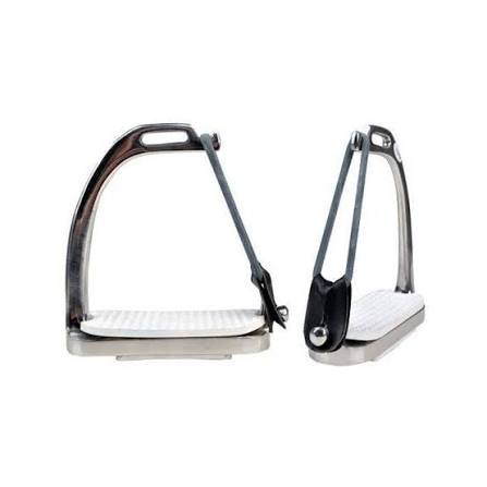 Safety stirrups made of stainless steel, per pair