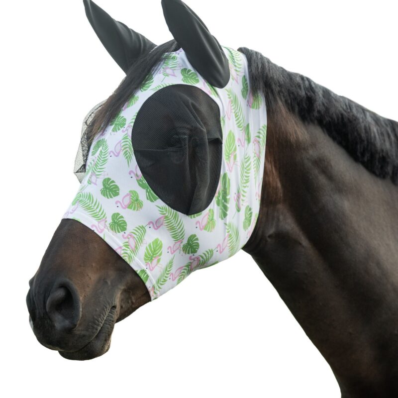 Anti-fly mask -Flamingo Elastic- - Large