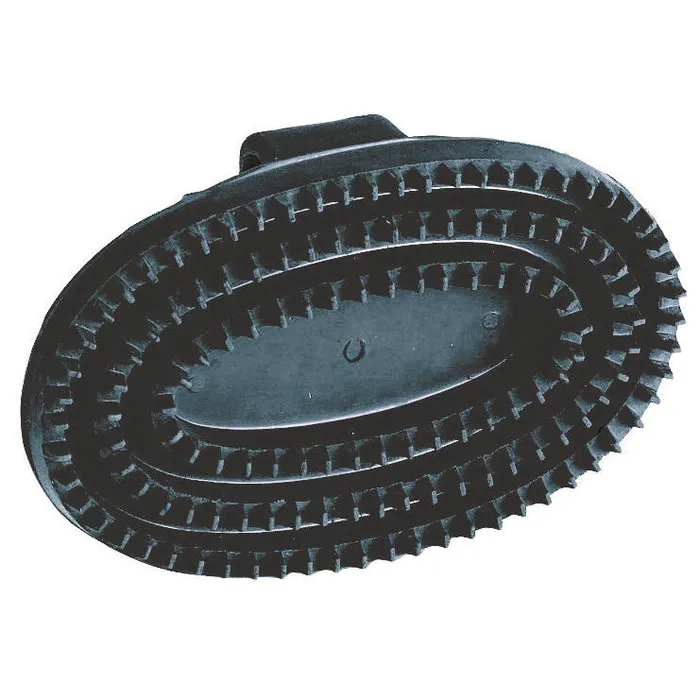 Rubber Curry Comb Oval