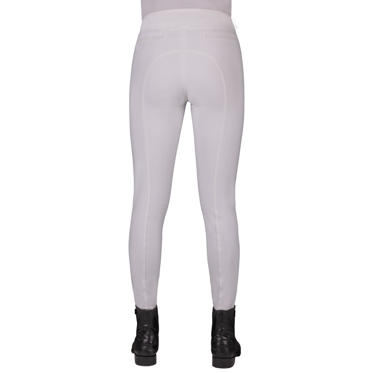 Riding tights Kae Adult leg grip White - Image 3