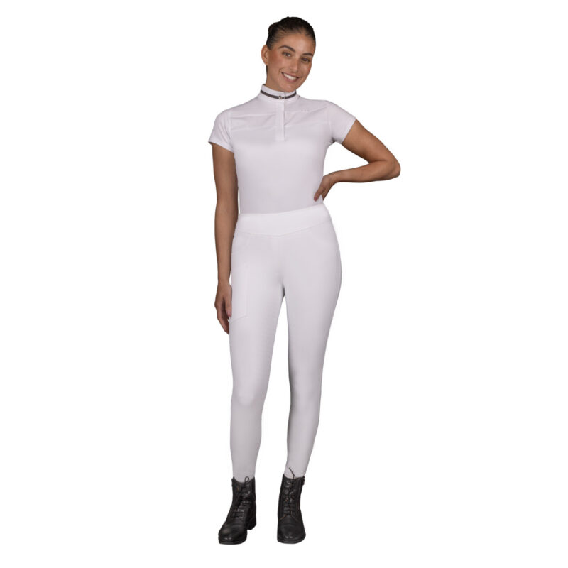 Riding tights Kae leg grip White Adult